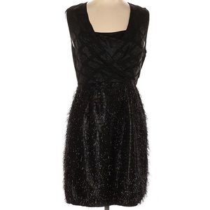 Tracy Reese Metallic Shimmy Shift Cocktail Dress
